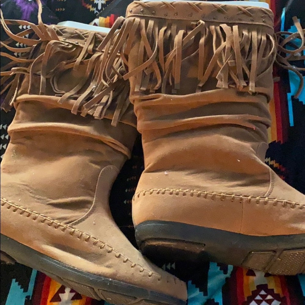 Fringed Boots
